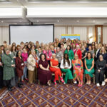 Group Picture of over 100 women attending the Great Women in Business Meet Up event